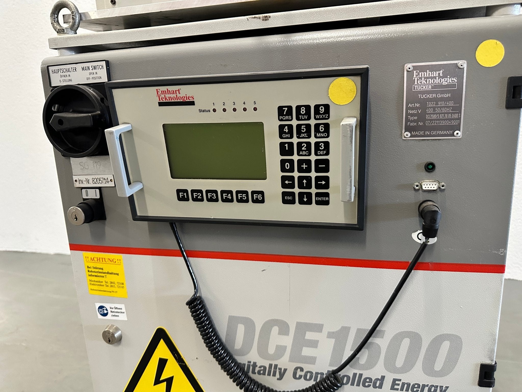 Stanley / Emhart Tucker DCE1500 mit ETF21D - #product_category# | Klenk Maschinenhandel