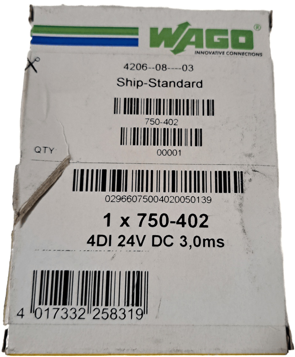 WAGO 4-Kanal-Digitaleingang 750-402 - #product_category# | Klenk Maschinenhandel