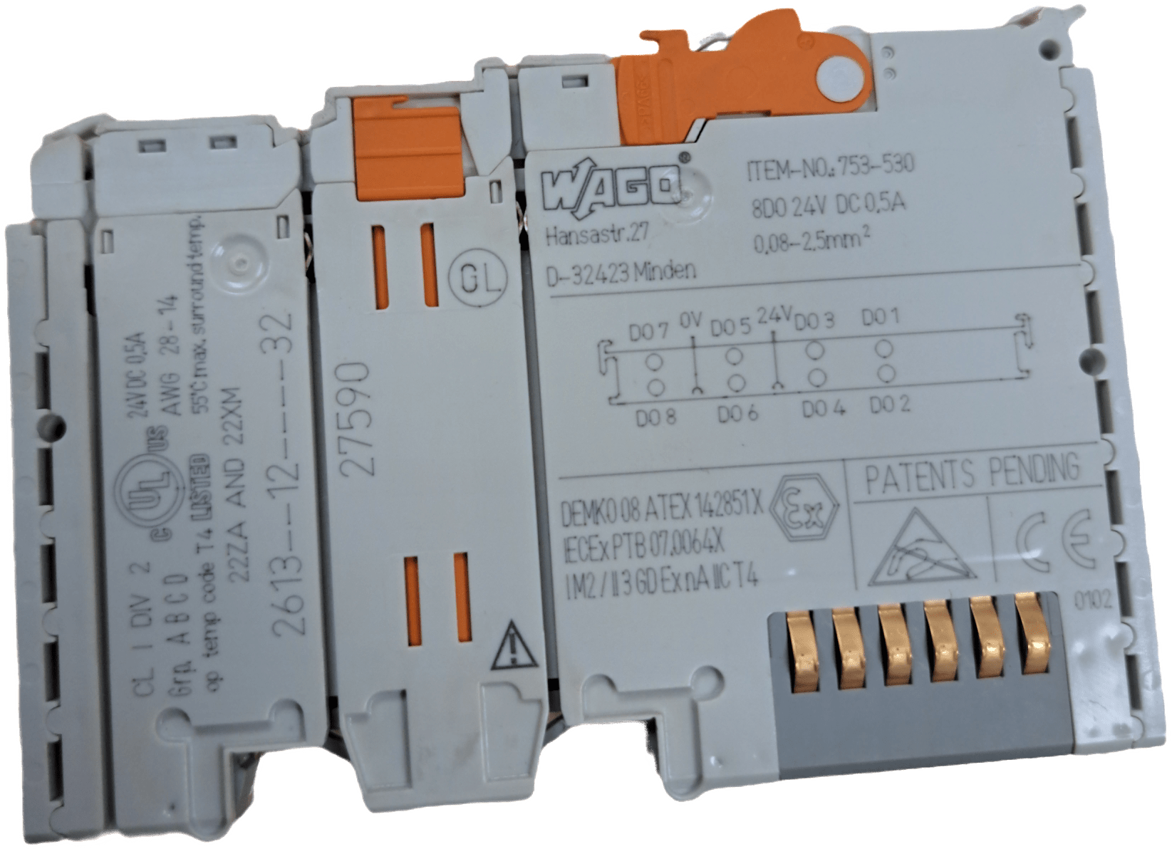 Wago 8-Kanal-Digitalausgang 753-530 - #product_category# | Klenk Maschinenhandel