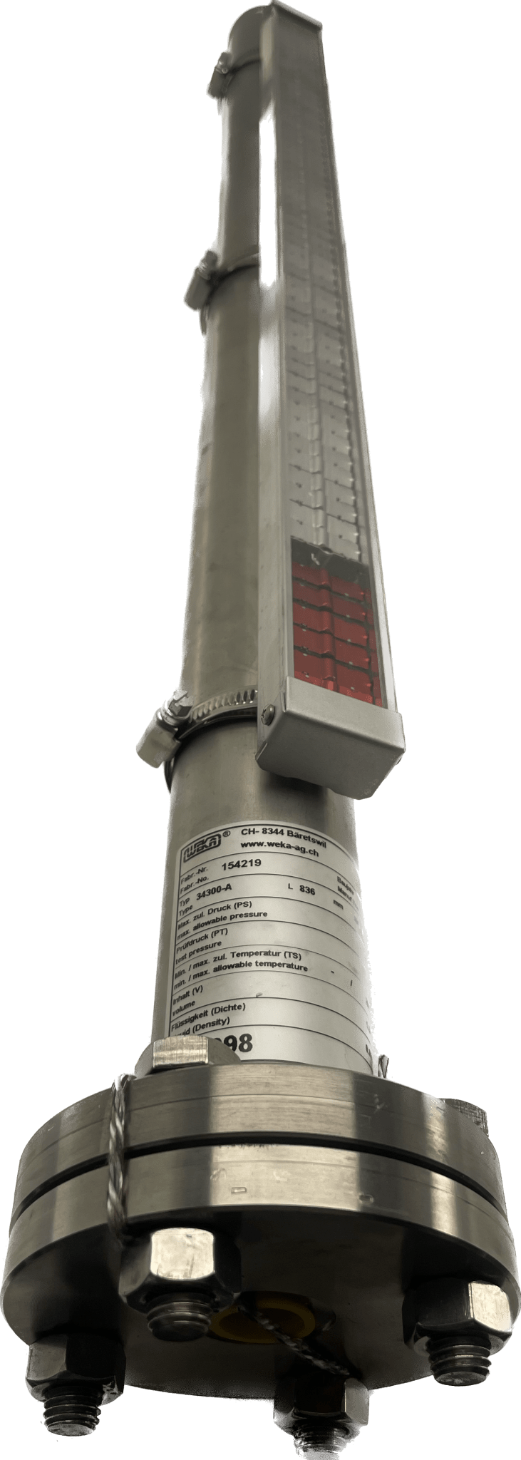 Weka AG Magnet-Niveauanzeiger für Drücke 154219 TYP 34300-A - #product_category# | Klenk Maschinenhandel