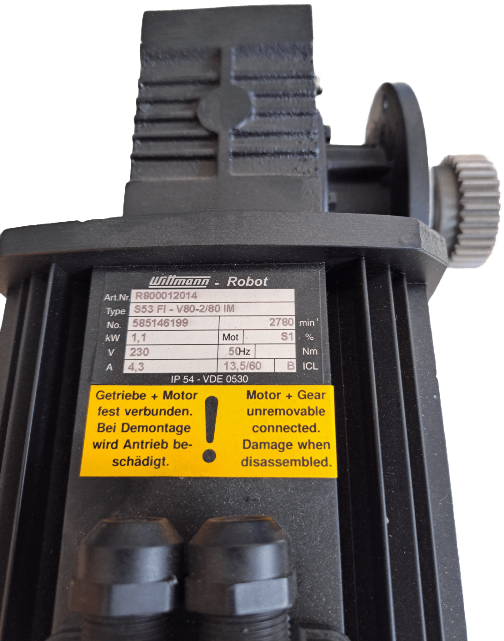 Wittmann Robot Servo-Getriebemotor R800012014 - #product_category# | Klenk Maschinenhandel