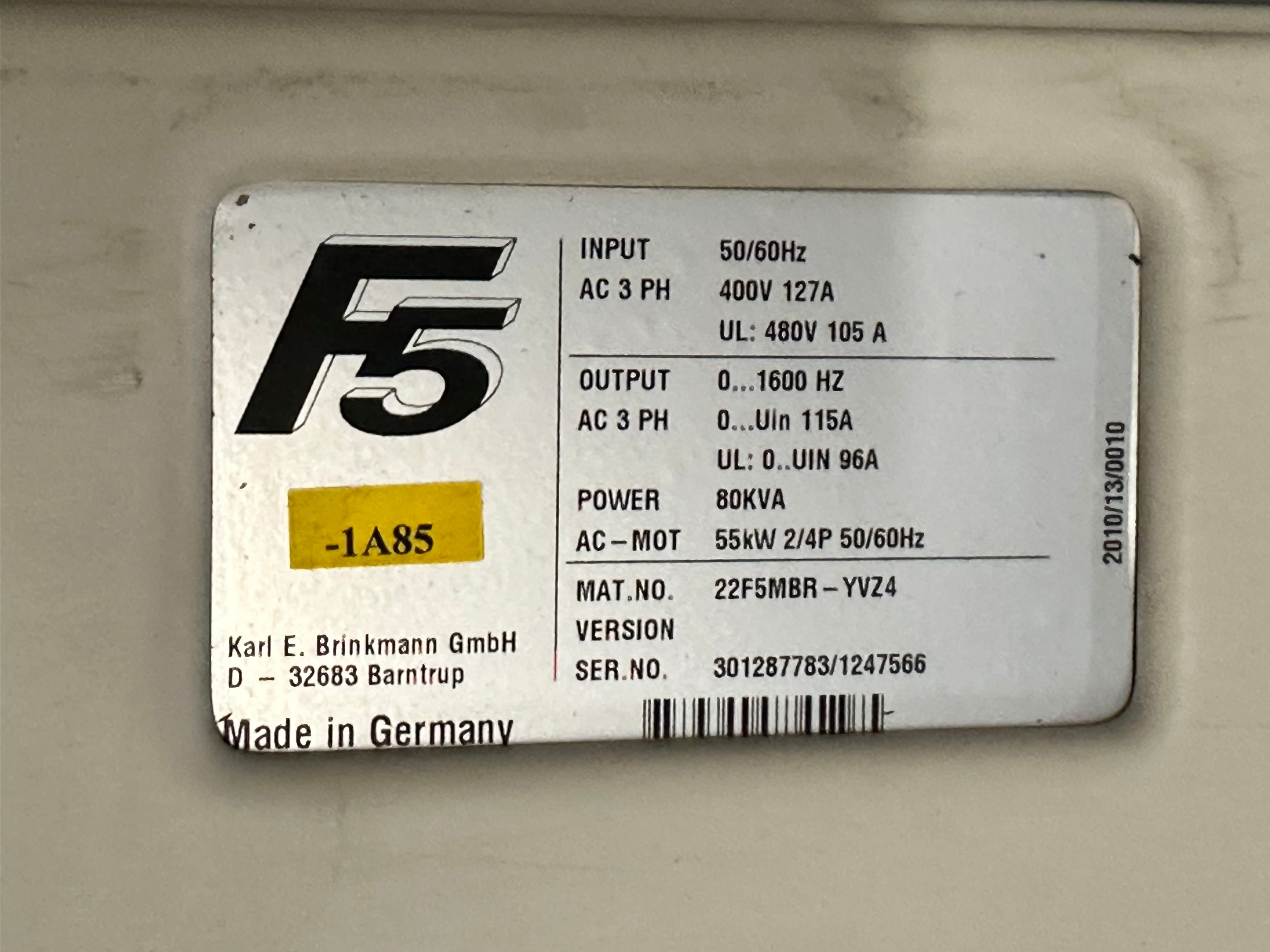 Karl E. Brinkmann GmbH 22F5MBR-YVZ4 F5 Combivert