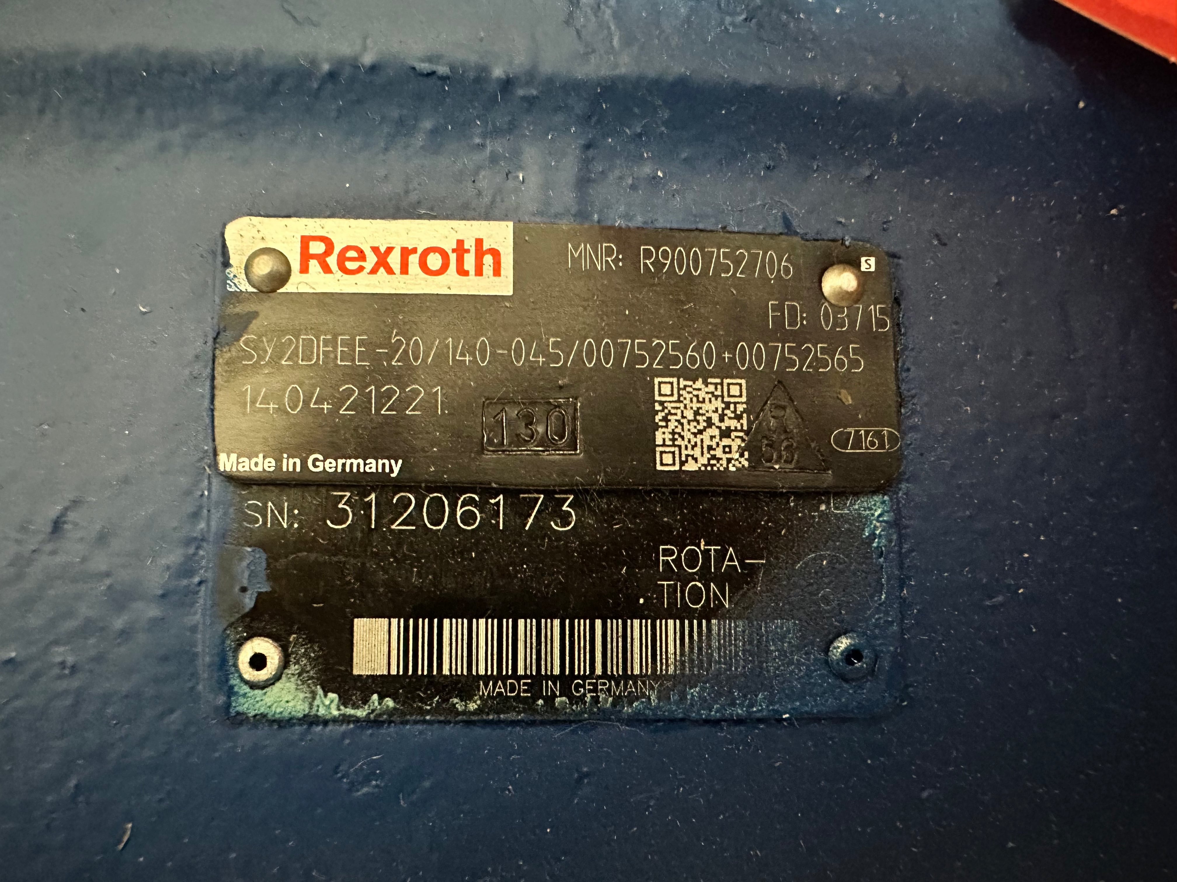 Bosch / Rexroth R900752706 Système de régulation SY2DFEE-2X