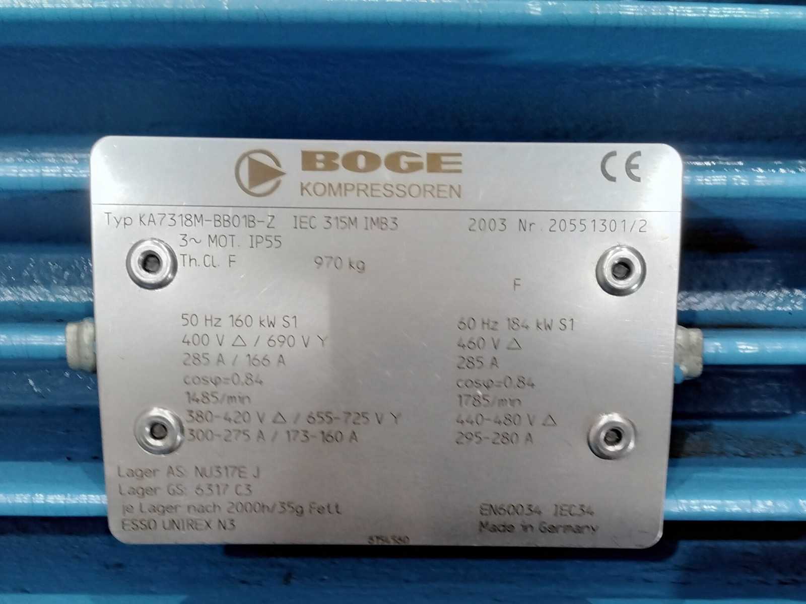 BOGE Elektromotor / Fußmotor KA7318M-BB01B-Z IEC 315M IMB3