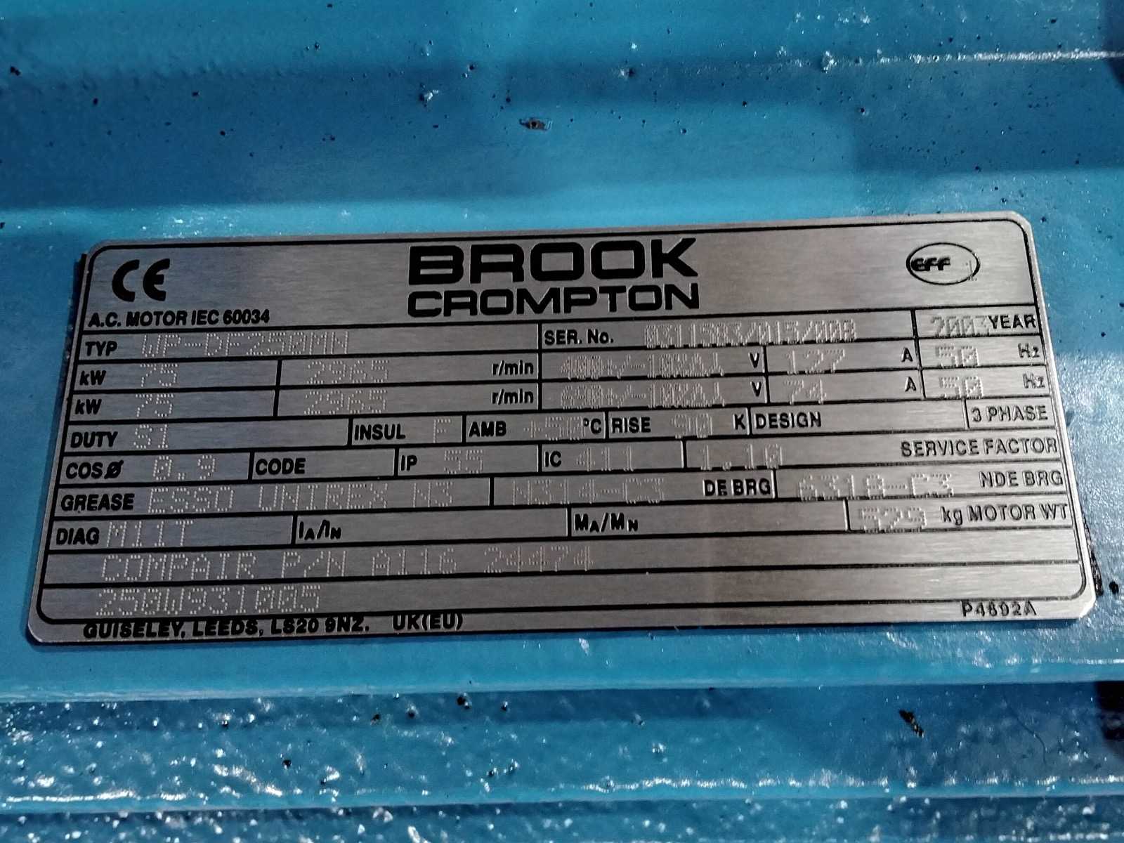 Brook Crompton Elektromotor WP-DF250MN