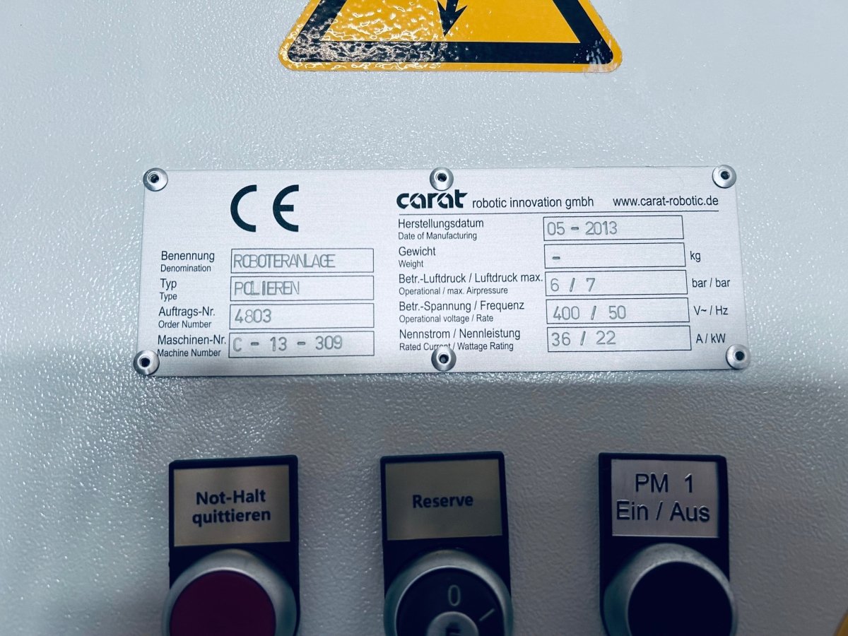 Carat Polier - & Schleifstation, Roboteranlage, C - 13 - 309 - #product_category# | KLEMA Maschinenhandel