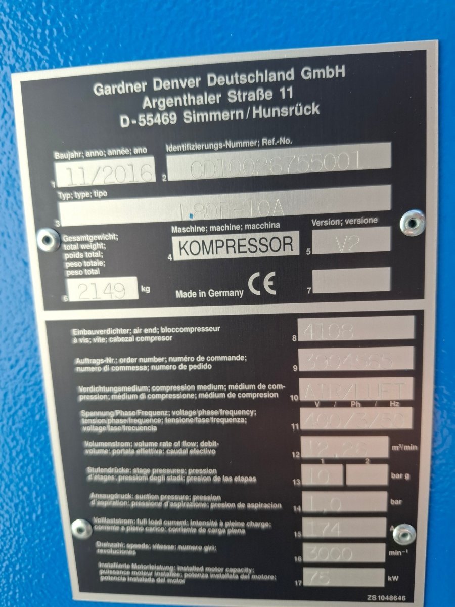 CompAir 80F - 10A Schraubenkompressor - product_category | KLEMA Maschinenhandel