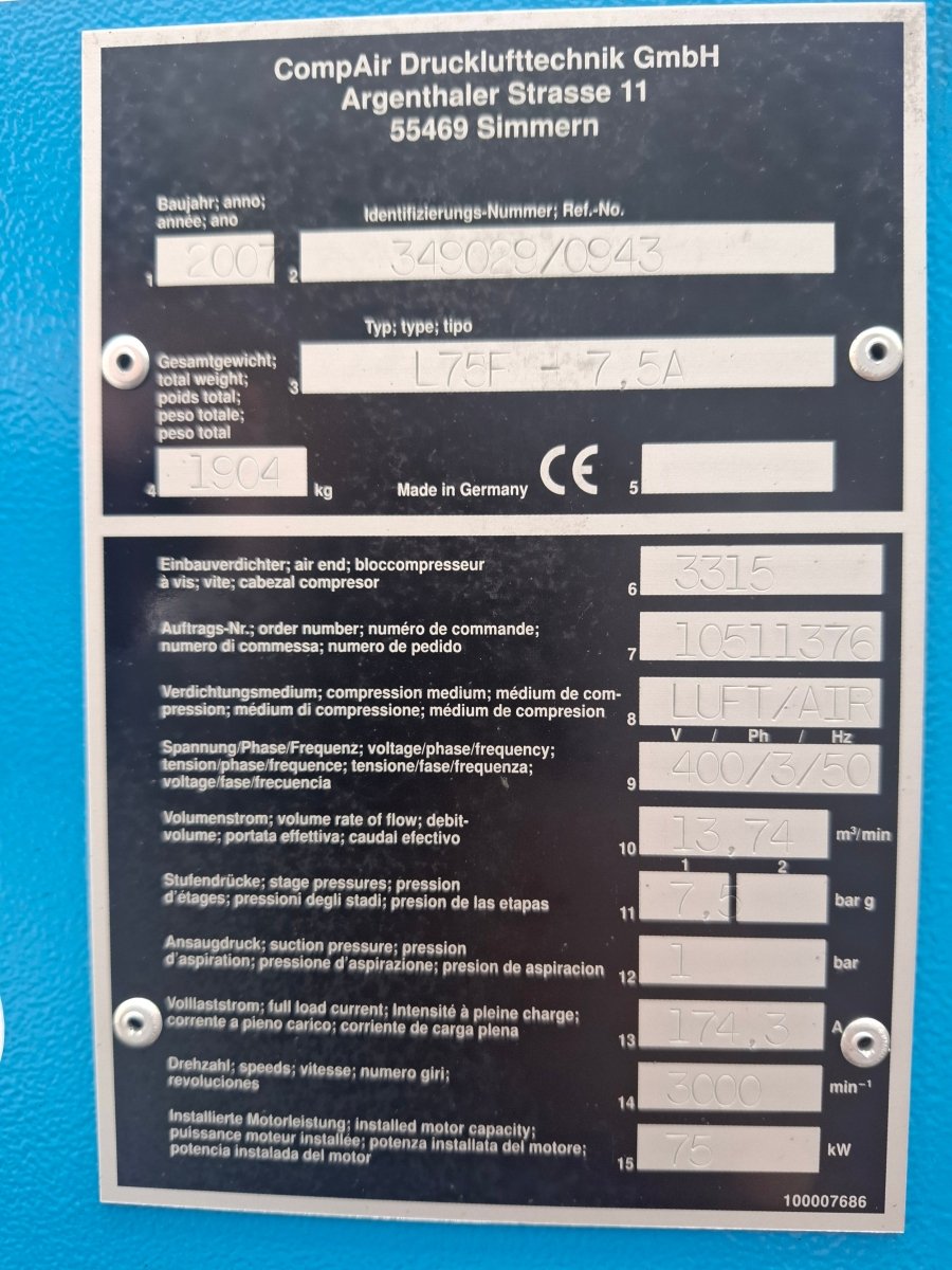 CompAir L75 - 10A Schraubenkompressor - product_category | KLEMA Maschinenhandel