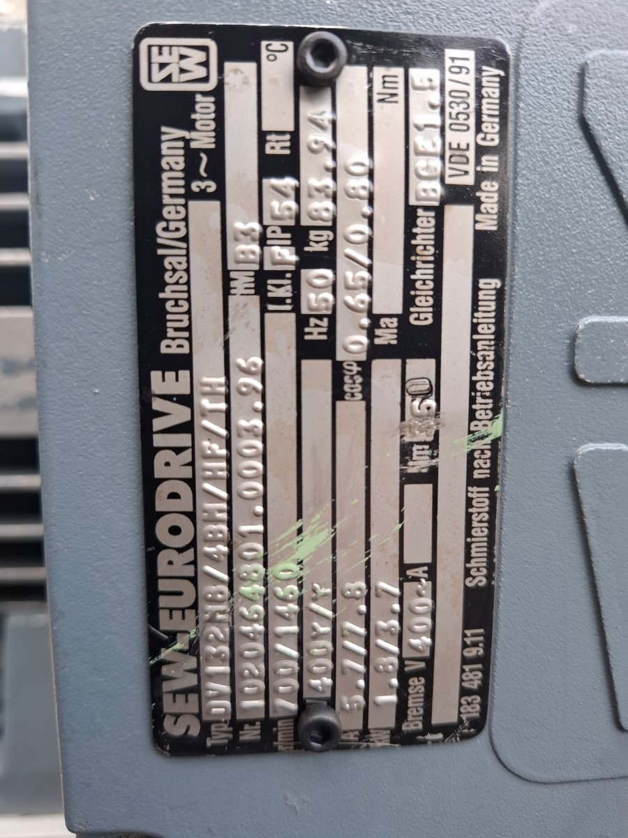 Expert - Tünkers ED920/0178/2 Drehtisch mit SEW - Motor - product_category | KLEMA Maschinenhandel