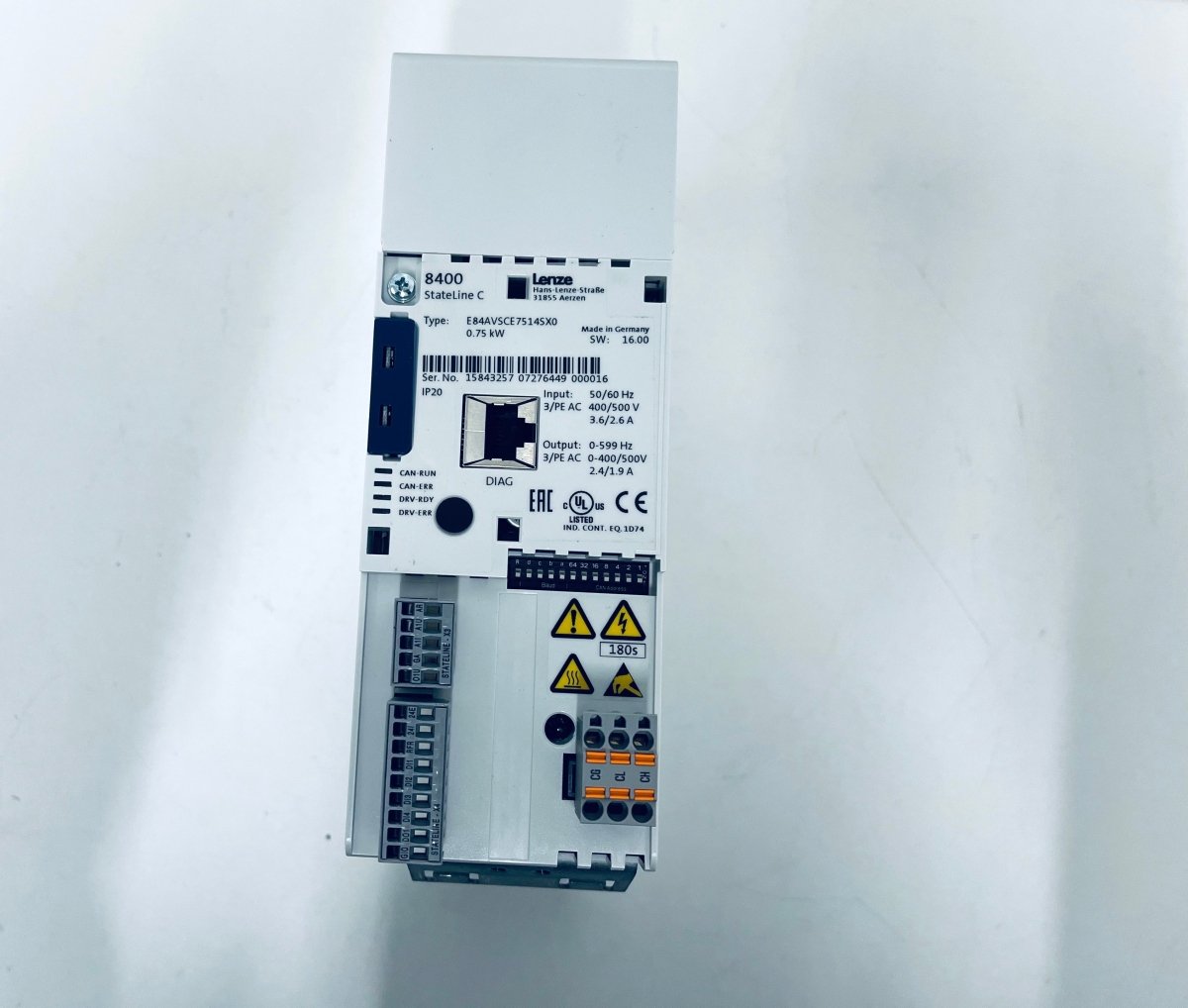 Lenze Inverter Drives 8400 Frequenzumrichter E84AVSCE7514SX0 - #product_category# | KLEMA Maschinenhandel