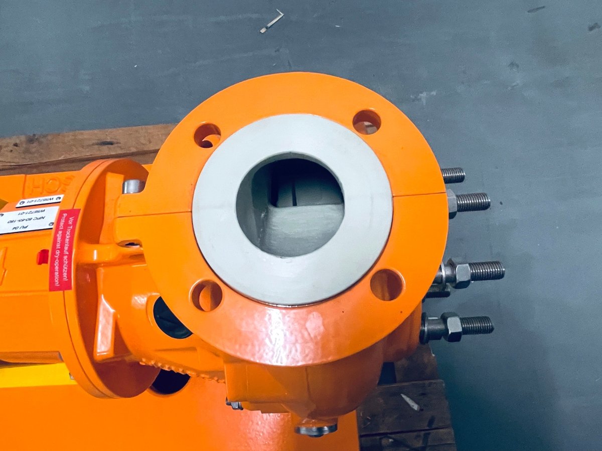 Munsch Chemiepumpe NPC90 - 65 - 160,REA - F mit ABB 45 kW Antriebsmotor - #product_category# | KLEMA Maschinenhandel