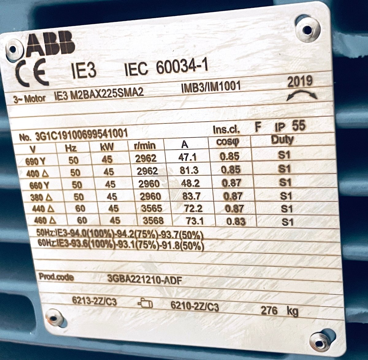 Munsch Chemiepumpe NPC90 - 65 - 160,REA - F mit ABB 45 kW Antriebsmotor - #product_category# | KLEMA Maschinenhandel
