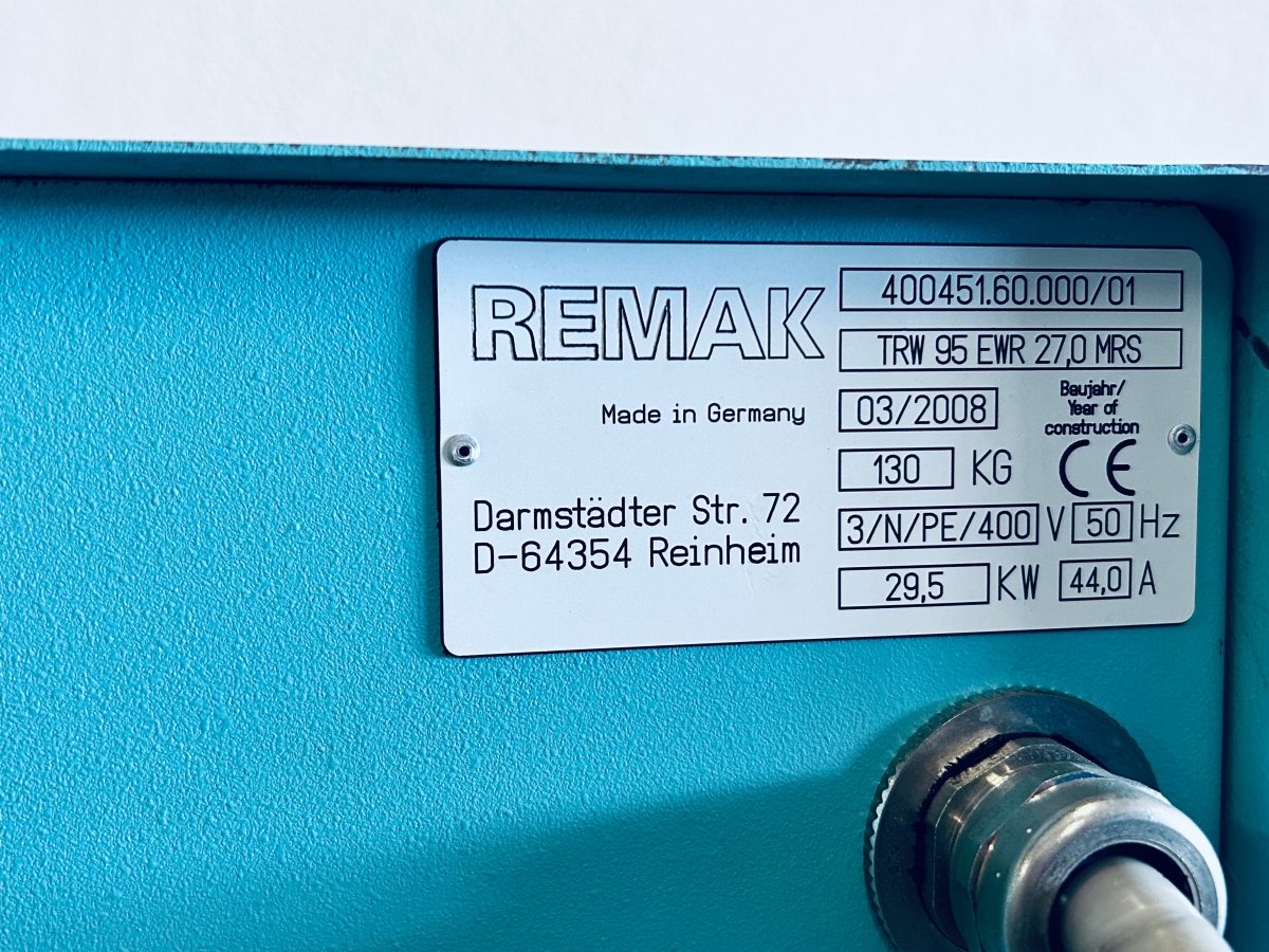 Remak TRW 95 EWR 27.0 MRS Tempariergerät - product_category | KLEMA Maschinenhandel