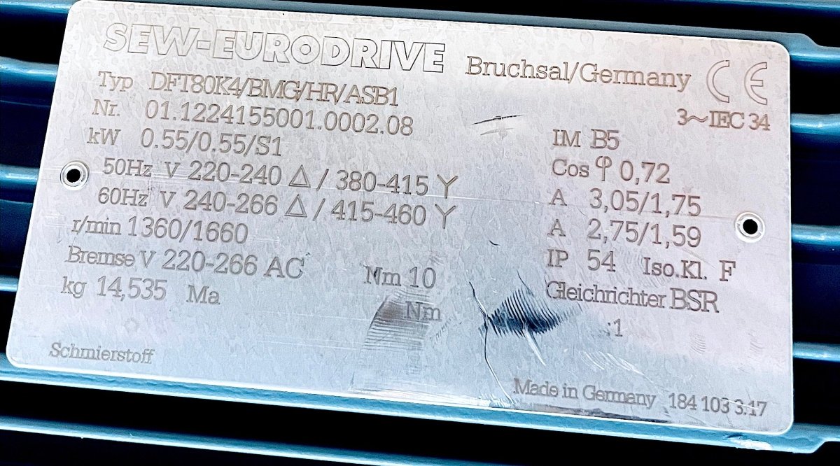 SEW - EURODRIVE Elektromotorische Lineareinheit DFT80K4/BMG/HR/ASB1 - #product_category# | KLEMA Maschinenhandel