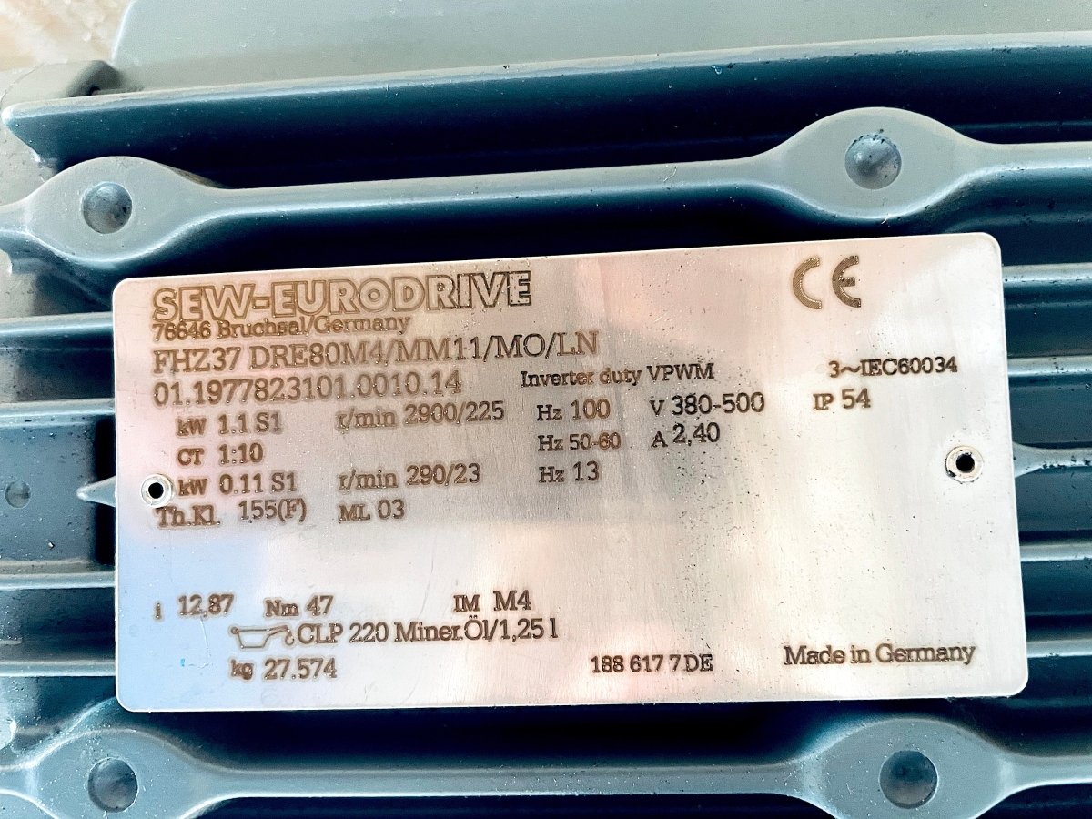 SEW - EURODRIVE Rührwerk FHZ37DRE80M4/MM11/MO/LN 01.1977823101.0010.14 - #product_category# | KLEMA Maschinenhandel