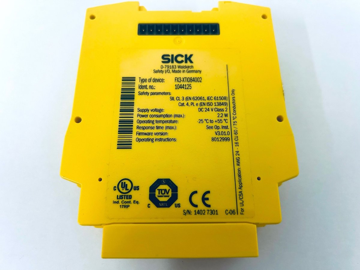 Sick FX3 - XTI084002 Sicherheitsrelais - product_category | KLEMA Maschinenhandel