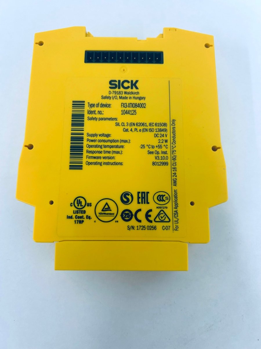 Sick Sicherheitsrelais FX3 - XTI084002 - product_category | KLEMA Maschinenhandel