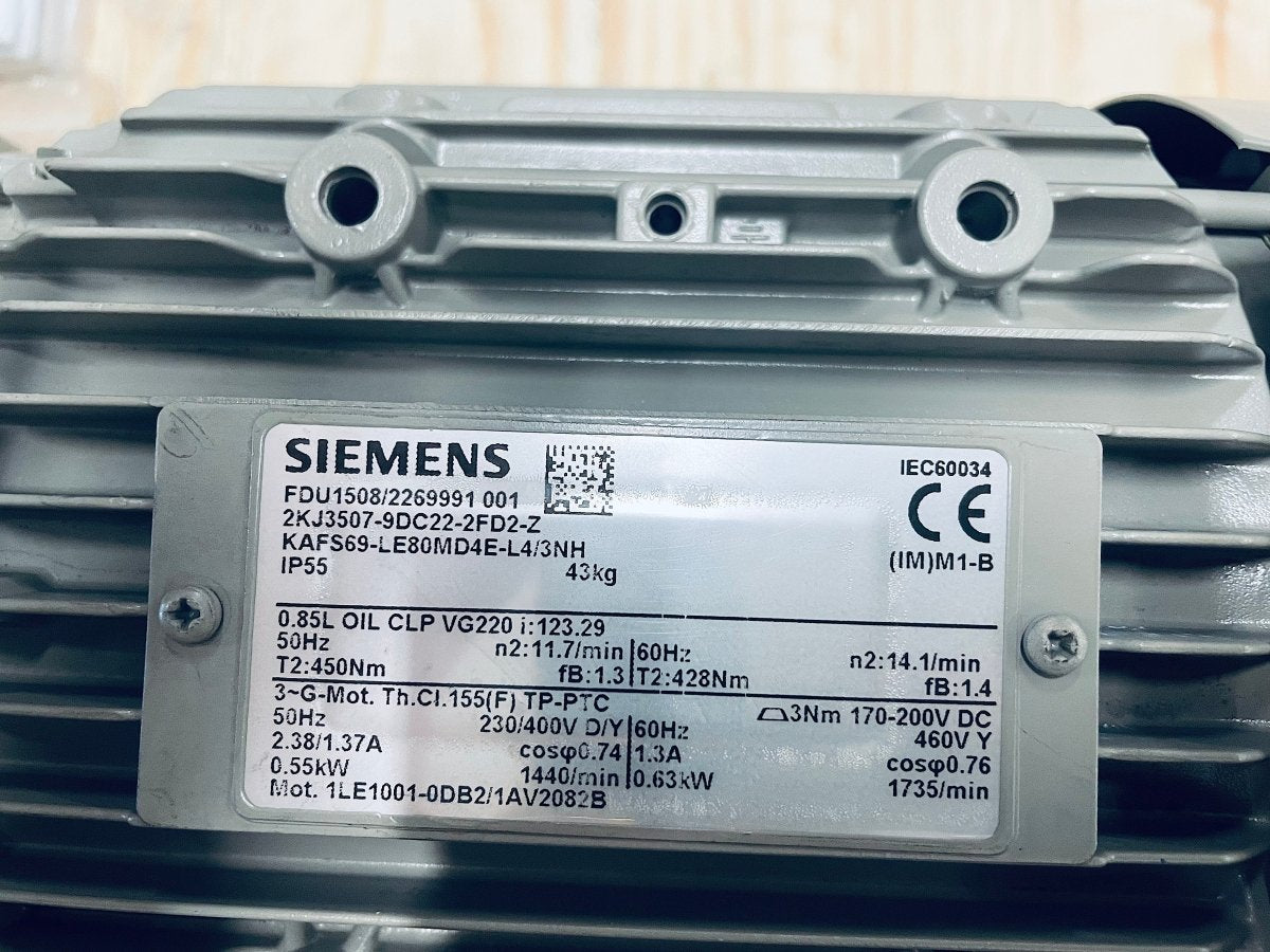 Siemens Getriebemotor KAFS69 - LE80MD4E - L4/3NH - #product_category# | KLEMA Maschinenhandel