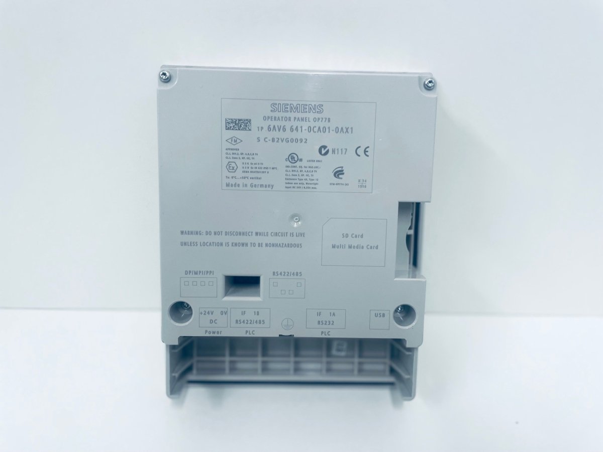 Siemens Operator Panel OP77B 6AV6 641 - 0CA01 - 0AX1 - #product_category# | KLEMA Maschinenhandel