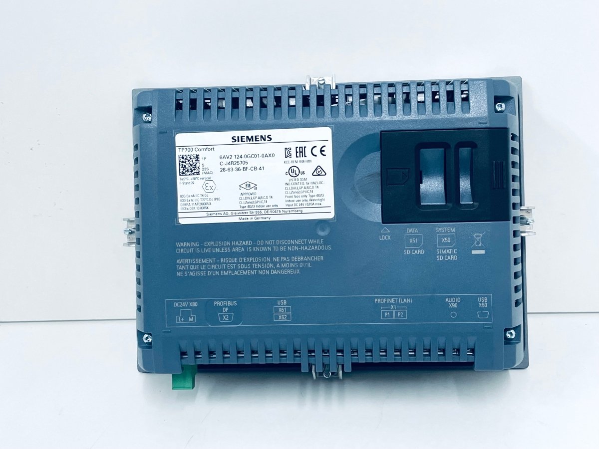 Siemens SIMATIC HMI TP700 Comfort 6AV2124 - 0GC01 - 0AX0 - #product_category# | KLEMA Maschinenhandel