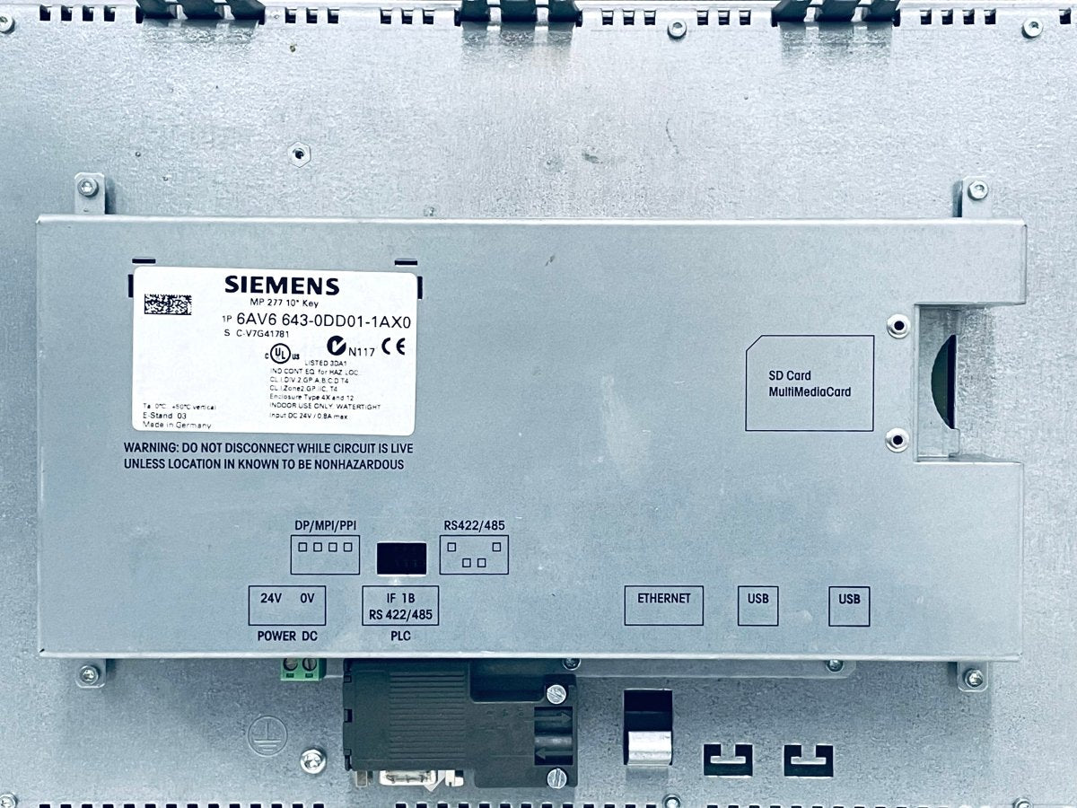 Siemens SIMATIC MP 277 6AV6643 - 0DD01 - 1AX0 - #product_category# | KLEMA Maschinenhandel