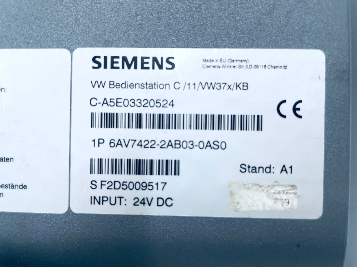 Siemens SIMATIC MP 377 6AV7422 - 2BA03 - 0AS0 - #product_category# | KLEMA Maschinenhandel