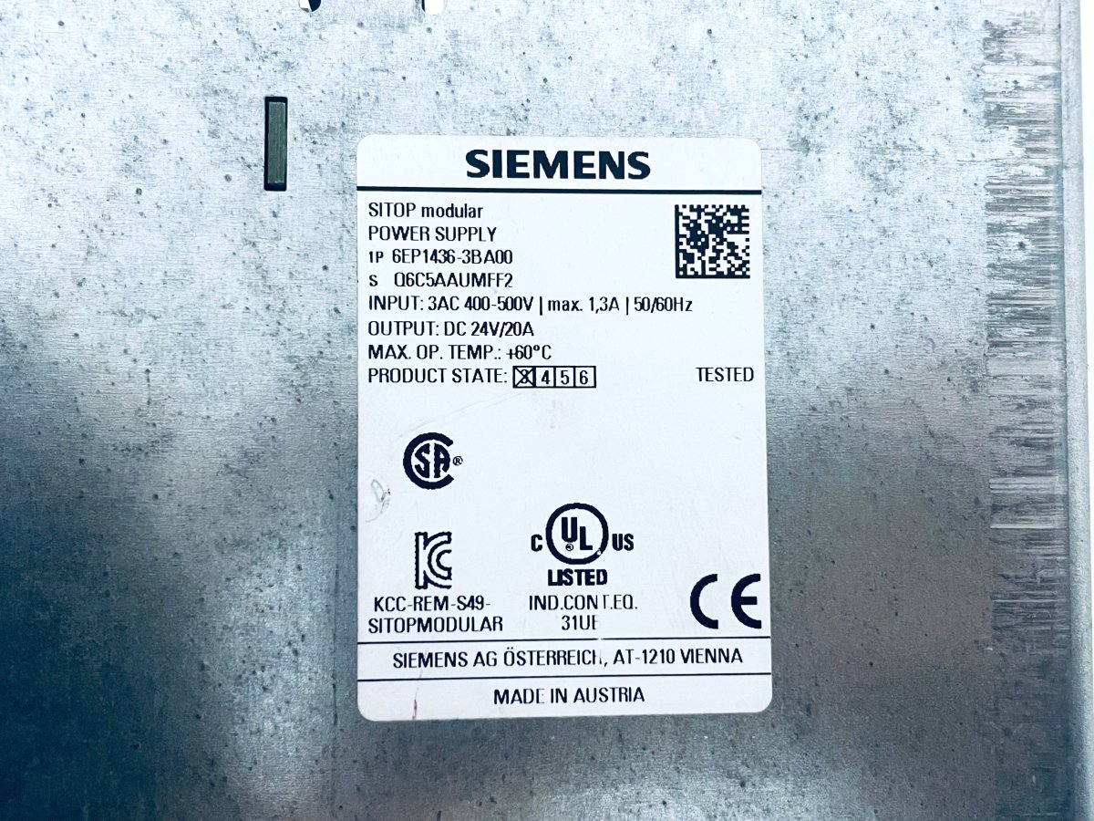 Siemens SITOP Modular 6EP1436 - 3BA00 - #product_category# | KLEMA Maschinenhandel