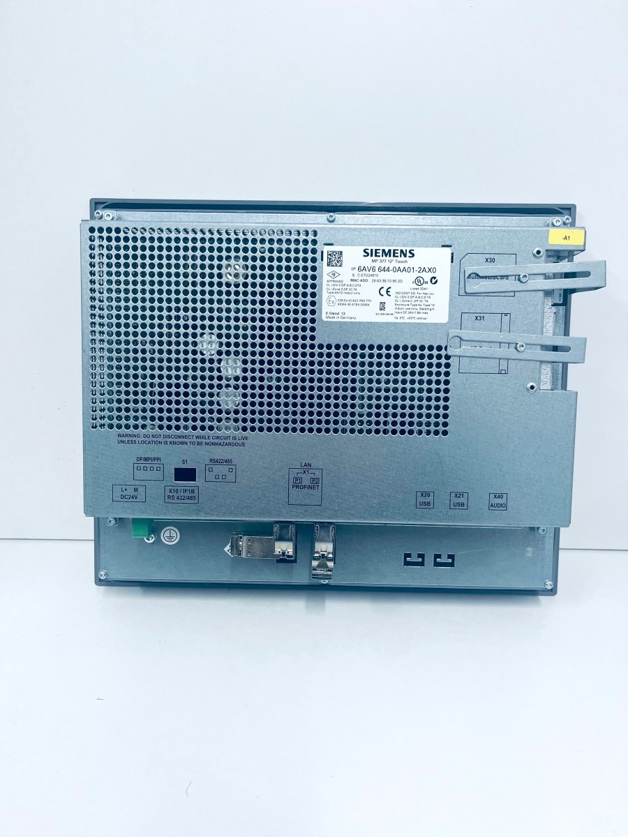 Simatic Multi Panel 377 Siemens 6AV6 644 - 0AA01 - 2AX0 - product_category | KLEMA Maschinenhandel