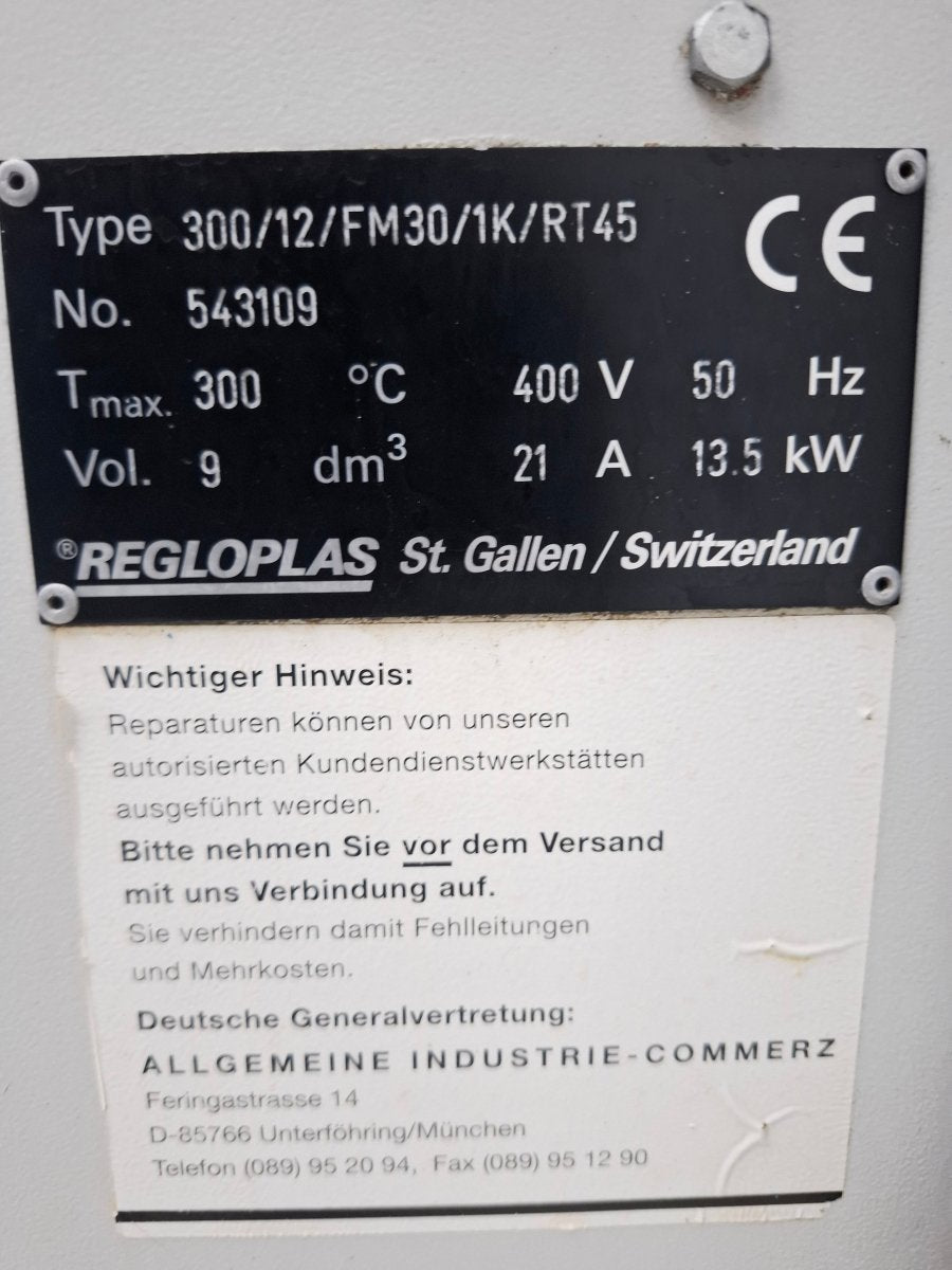Temperiergerät Regloplas 300/12/FM30/1K/RT45 - product_category | KLEMA Maschinenhandel
