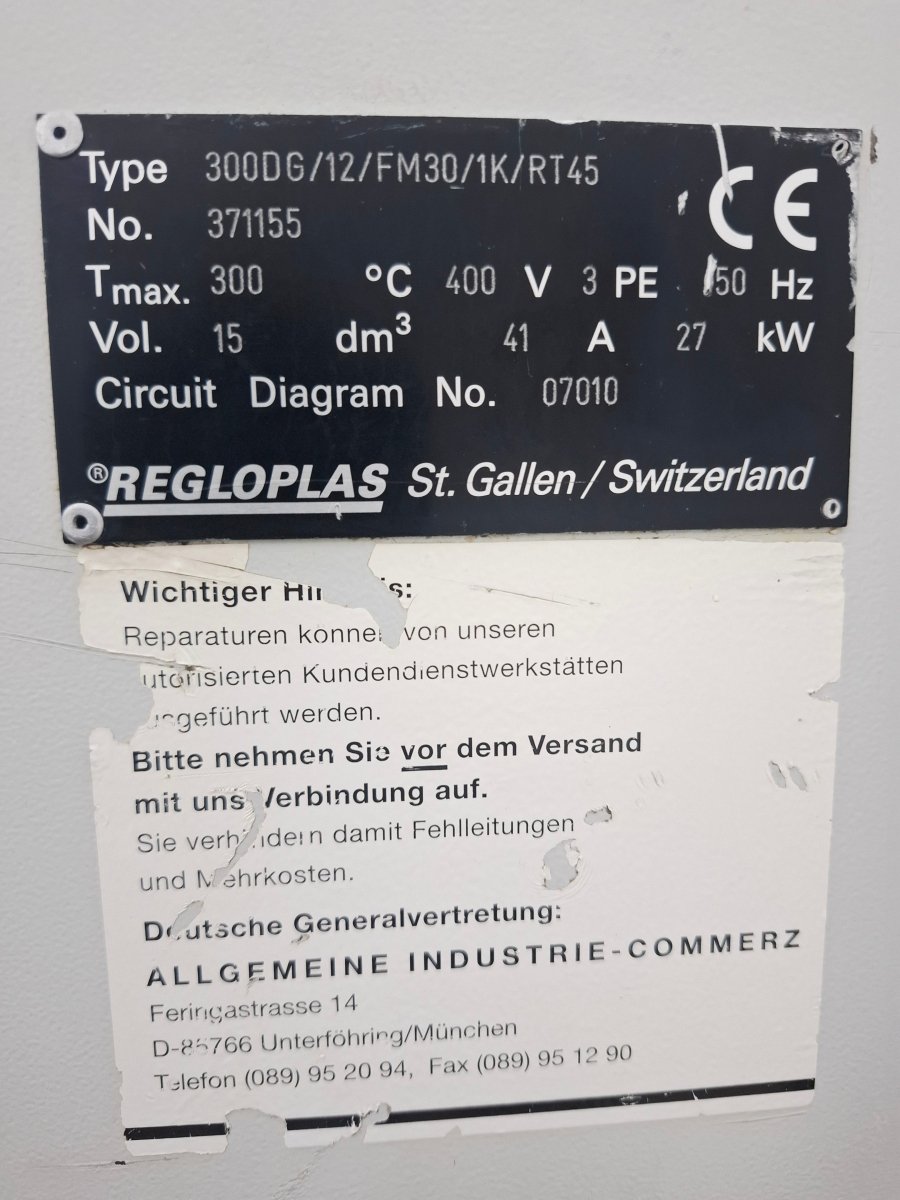 Temperiergerät Regloplas 300DG/12/FM30/1K/RT45 - product_category | KLEMA Maschinenhandel