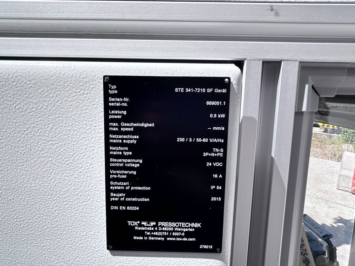 Tox Pressotechnik Hydropneumatische Presse mit Zuführung STE341 - 7210 - product_category | KLEMA Maschinenhandel