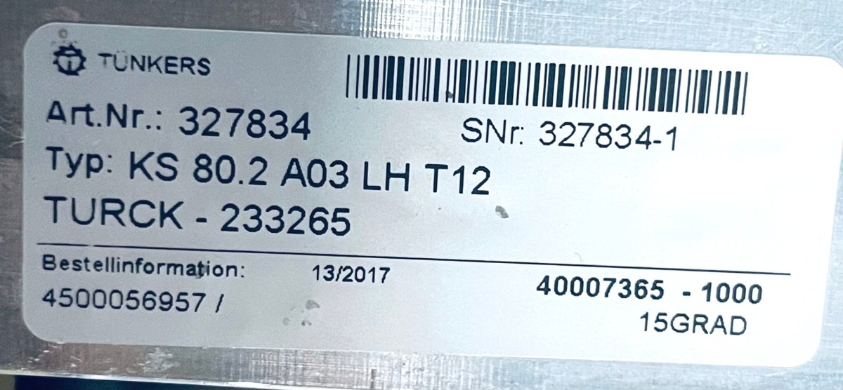 Tünkers Spanner KS 80.2 A03 LHT12 - #product_category# | KLEMA Maschinenhandel