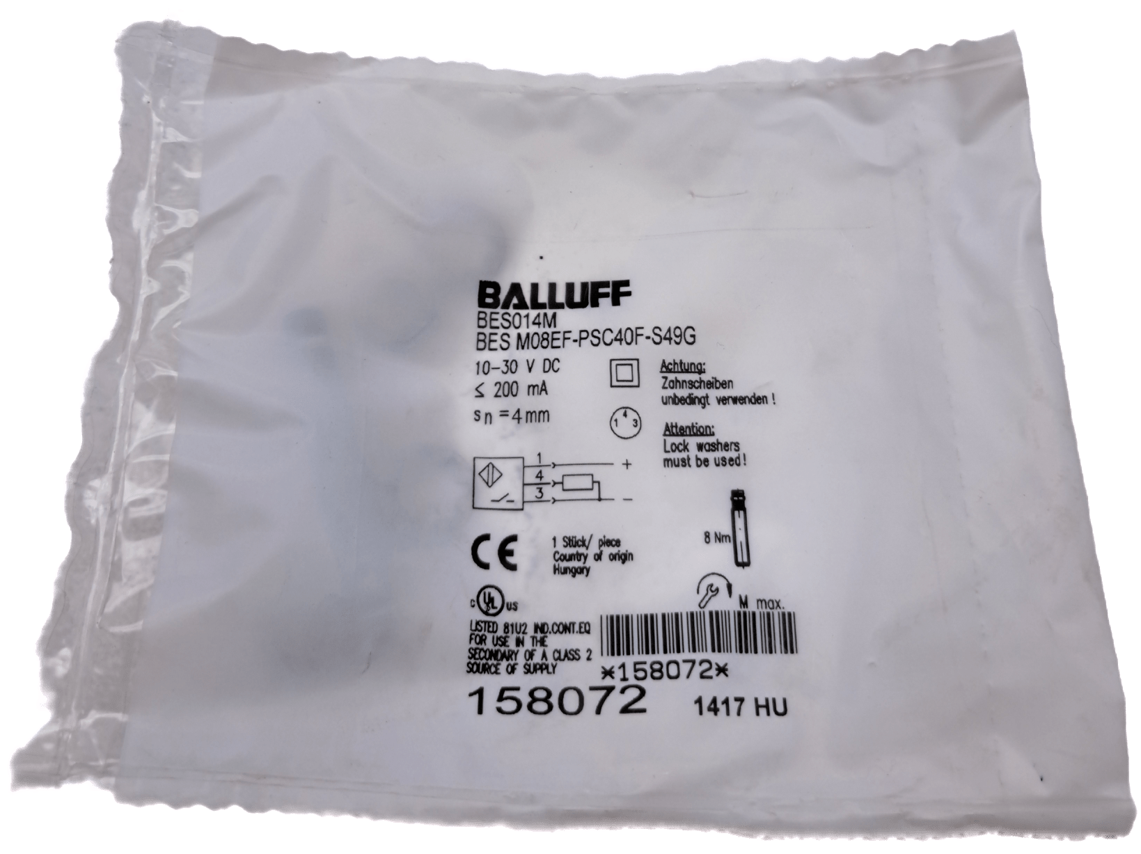 Balluff BES014M Induktive Standardsensoren - #product_category# | Klenk Maschinenhandel