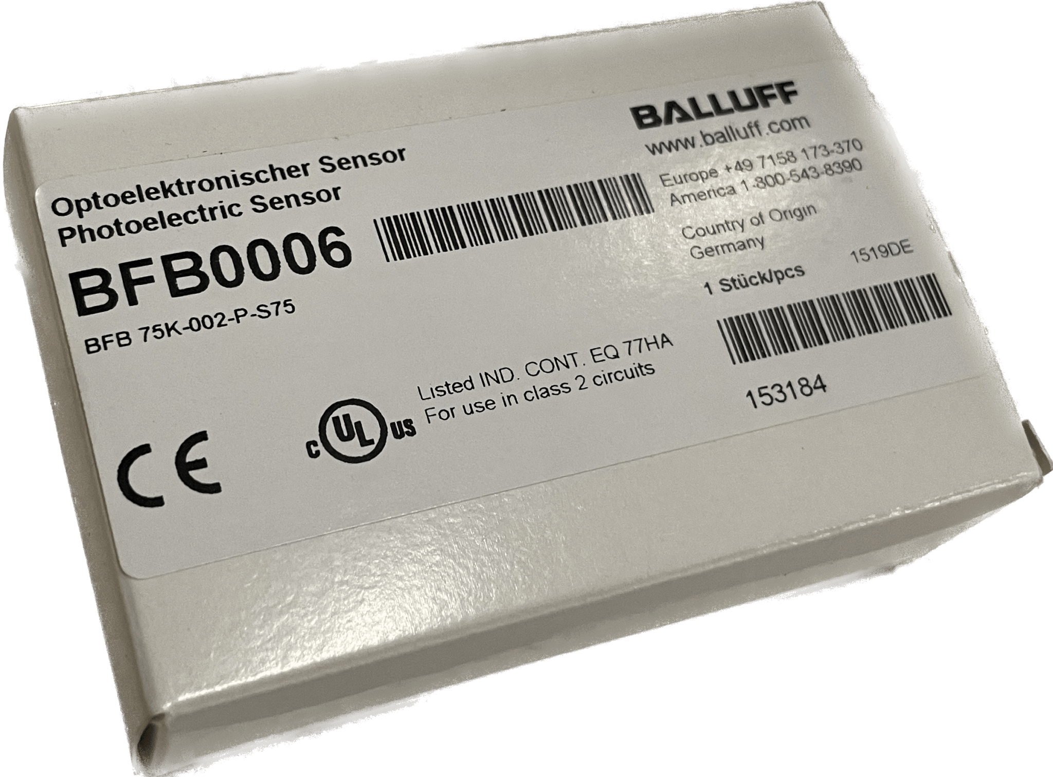 BALLUFF Faserbasisgeräte für Kunststoff- und Glasfasern BFB 75K-002-P-S75 - #product_category# | Klenk Maschinenhandel