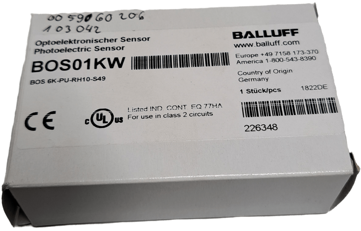 BALLUFF Optoelektronischer Sensor BOS01KW - #product_category# | Klenk Maschinenhandel
