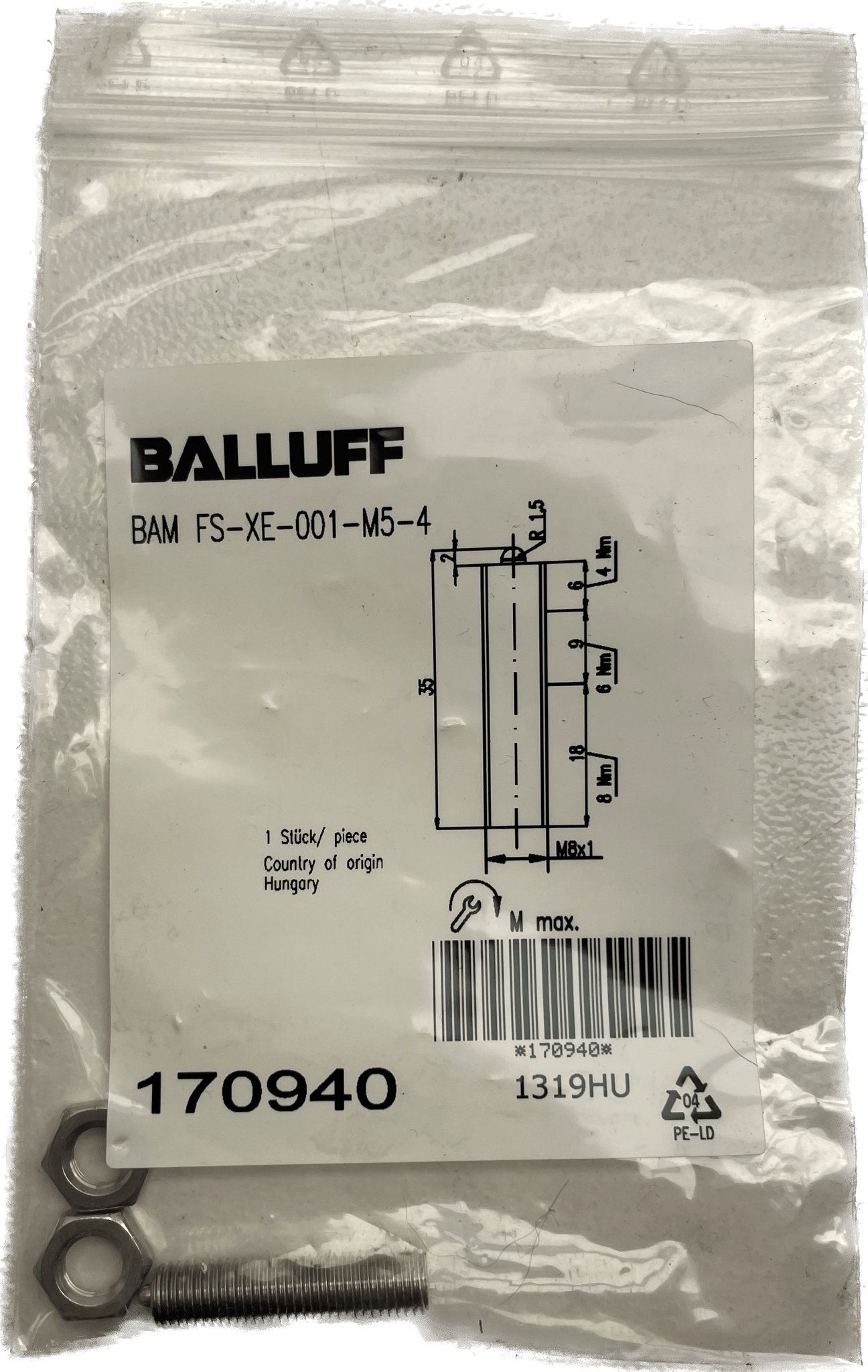 Balluff Plunger Probe-Lösungen BAM FS-XE-001-M5-4 - #product_category# | Klenk Maschinenhandel