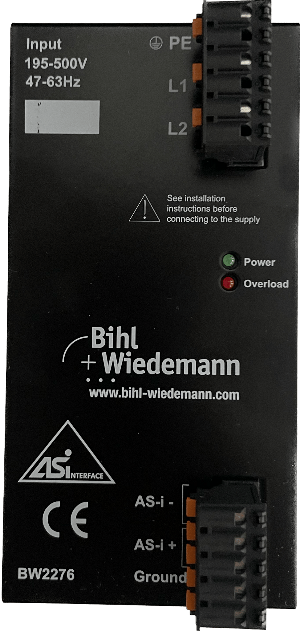 Bihl+Wiedemann ASi Weitbereichsnetzteil 8 A - #product_category# | Klenk Maschinenhandel