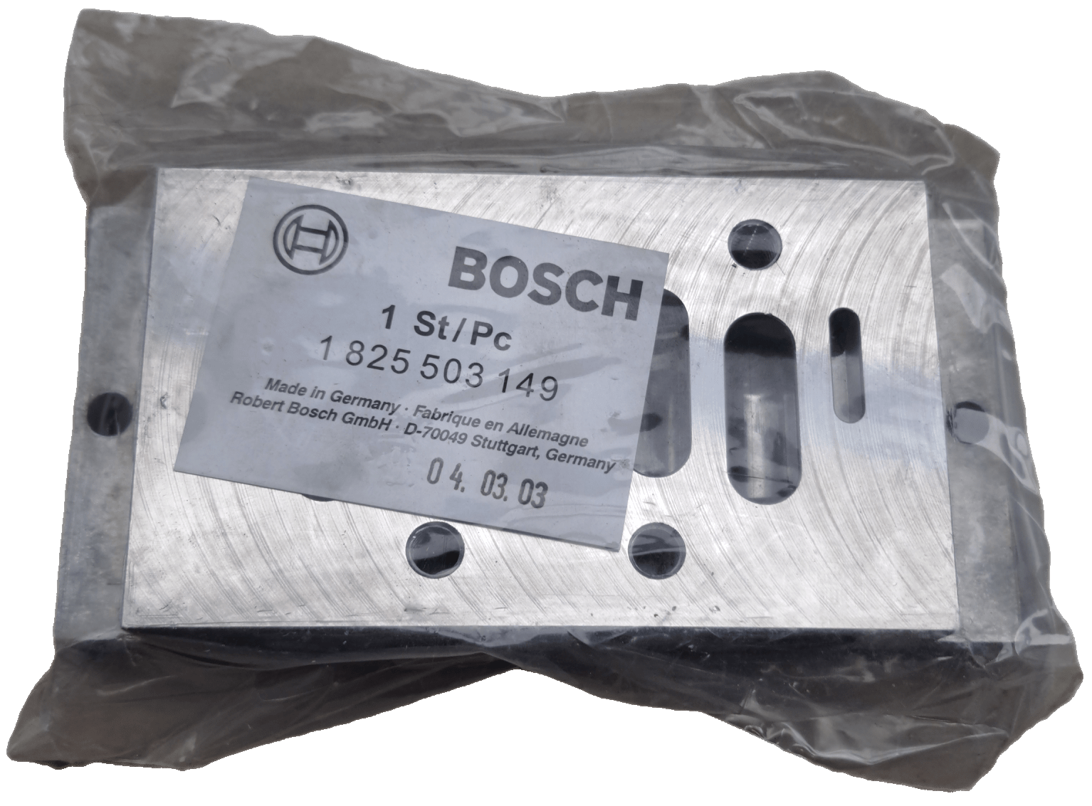 Bosch / Aventics Einzelanschlussplatte, Gewindeanschlüsse seitlich / 1825503149 - #product_category# | Klenk Maschinenhandel