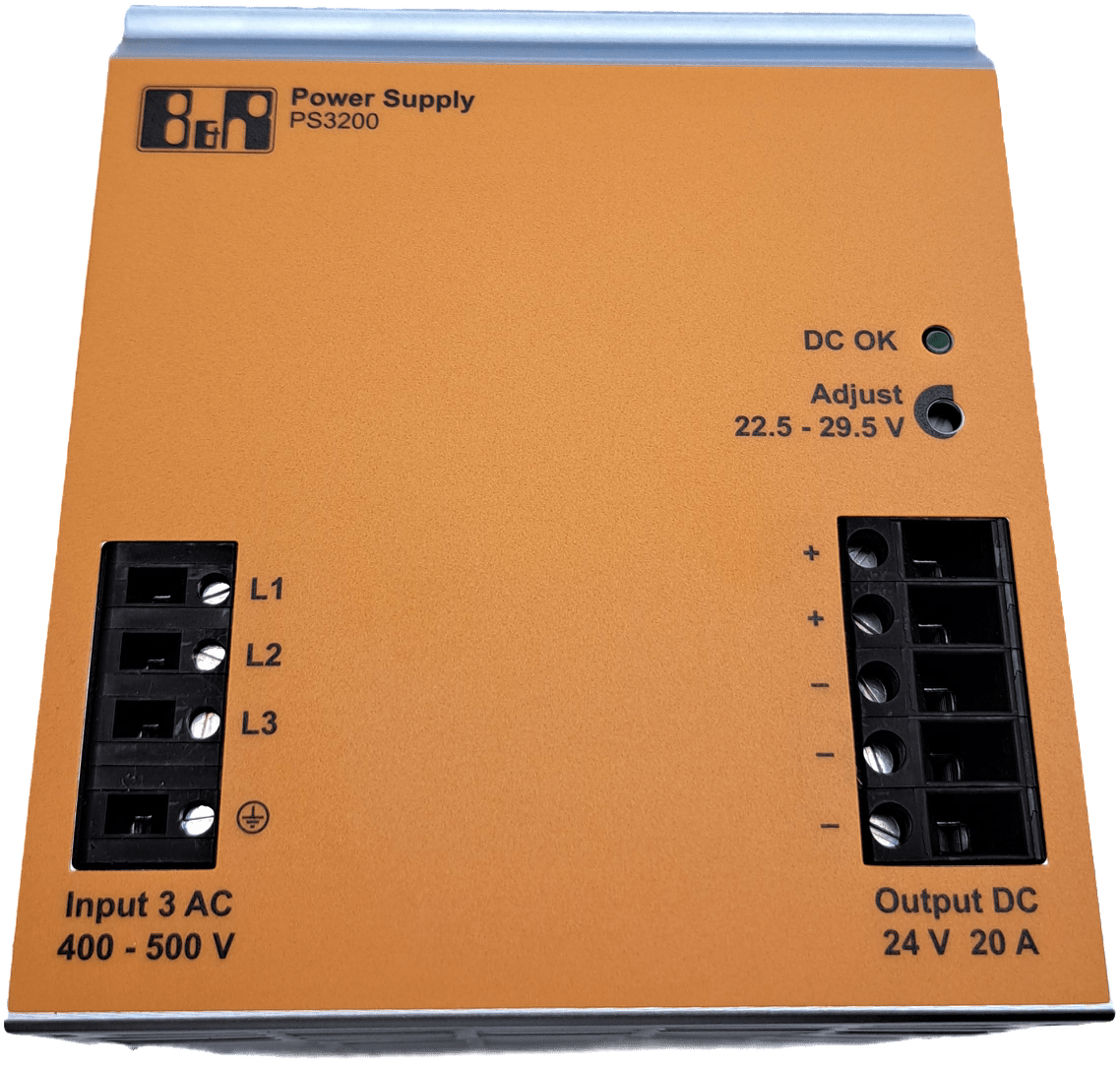 B&R 0PS3200.1 24 VDC Netzteil, 3-phasig, 20 A, Eingang 400 bis 500 VAC - #product_category# | Klenk Maschinenhandel