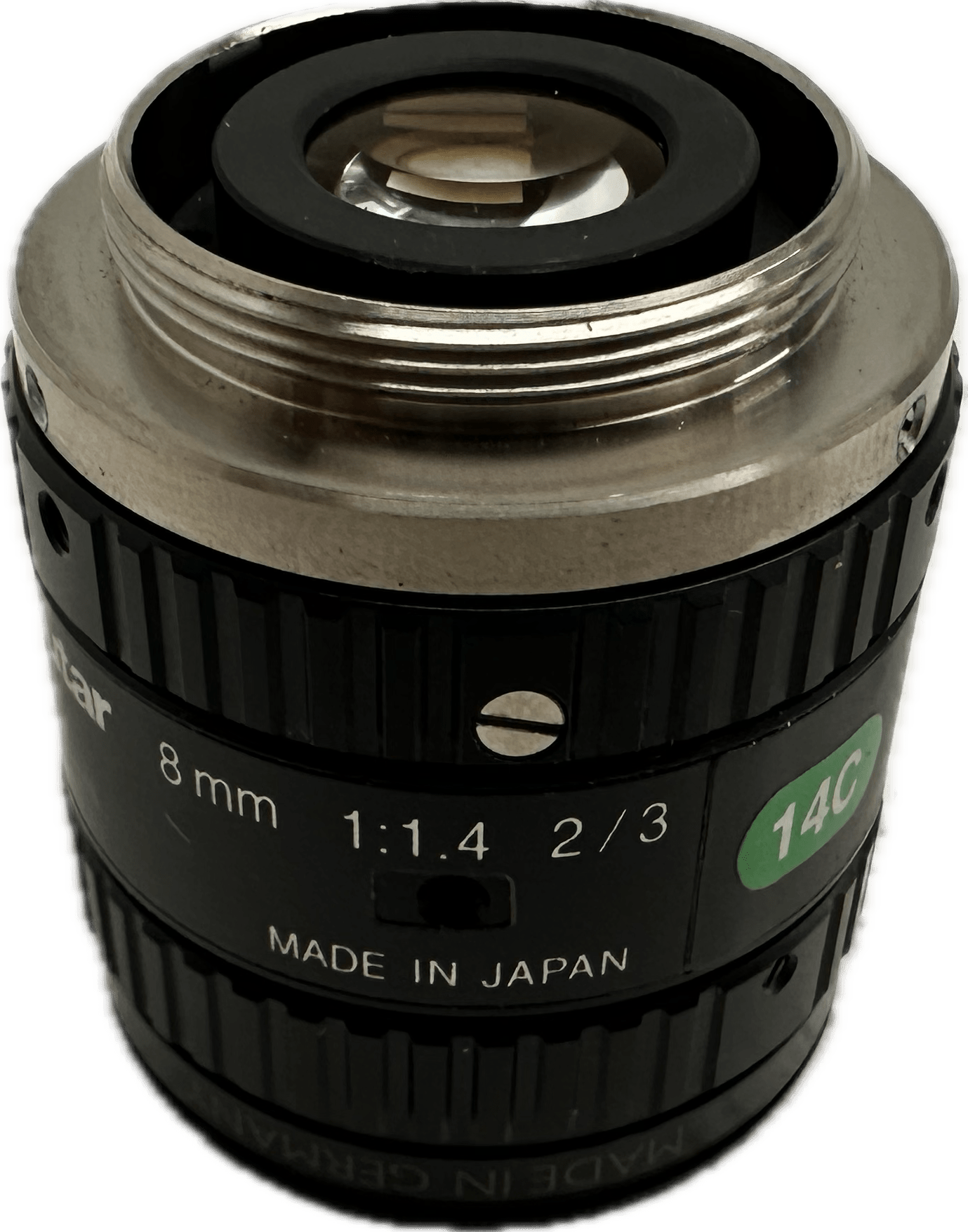 Computar C-mount lens with a fixed focal length of 8 mm M0814-MP2 Computar C-mount lens with a fixed focal length of 8 mm M0814-MP2