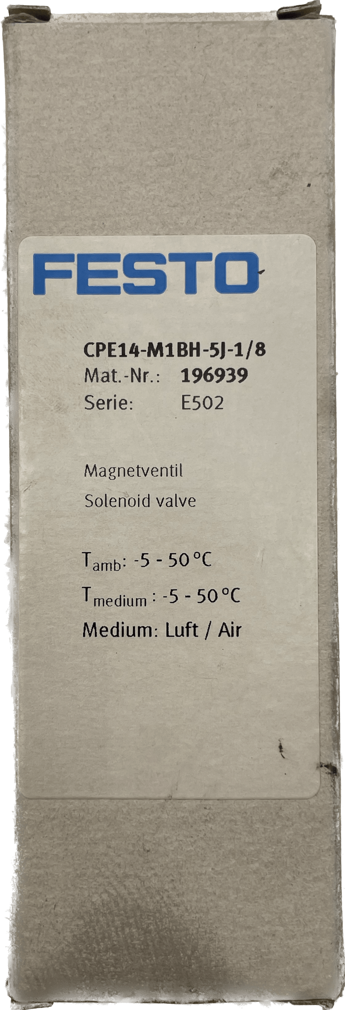 Festo Magnetventil CPE14-M1BH-5J-1/8 - #product_category# | Klenk Maschinenhandel