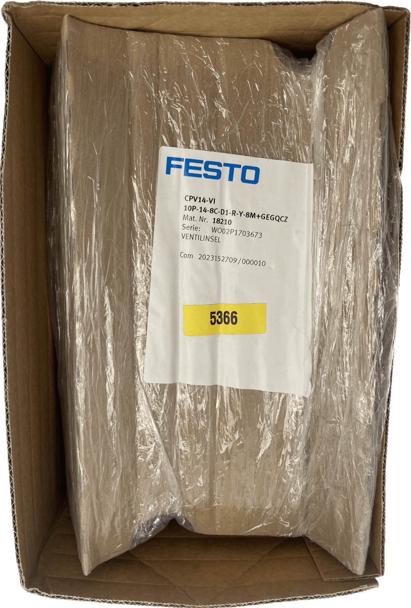 Festo Ventilinsel CPV14-VI / 10P-14-8C-D1-R-Y-8M+GEGQCZ - #product_category# | Klenk Maschinenhandel