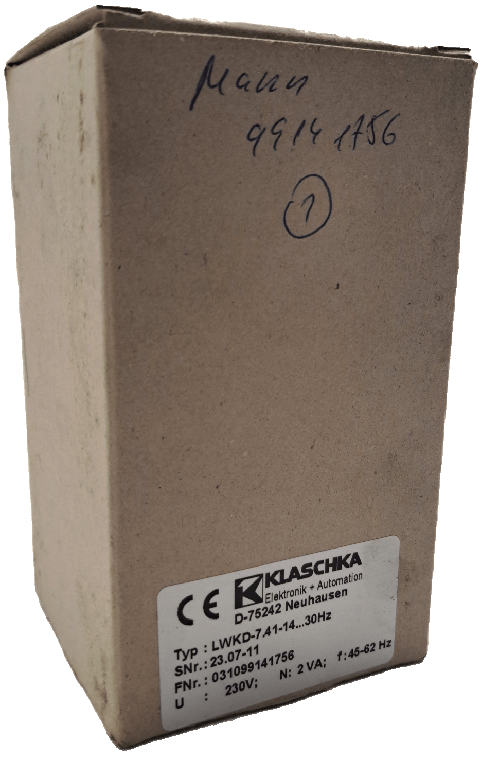 Klaschka LWKD-7.41-14...30Hz Laufwacherkontrolle - #product_category# | Klenk Maschinenhandel