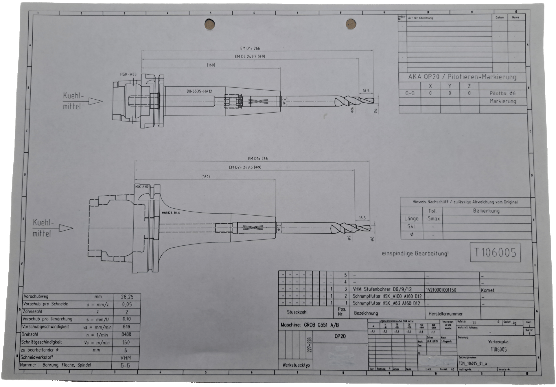 Komet VHM Stufenbohrer D6/9/12 - #product_category# | Klenk Maschinenhandel