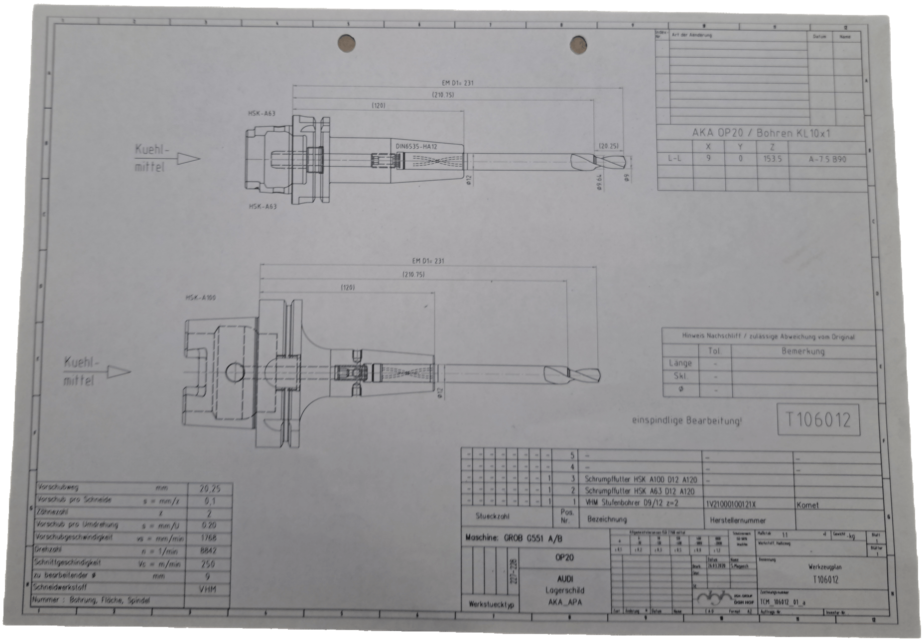 Komet VHM Stufenbohrer D9/12 z=2 - #product_category# | Klenk Maschinenhandel