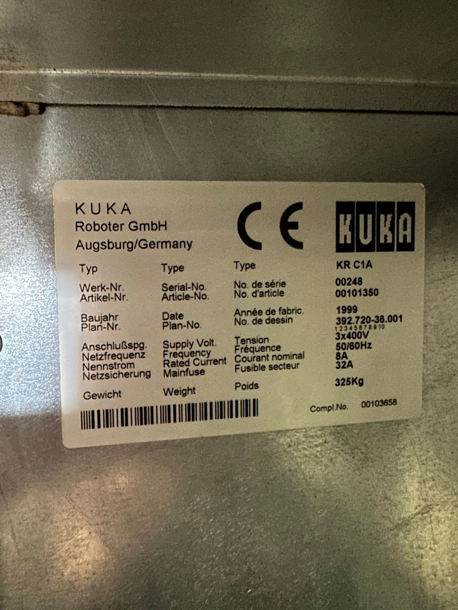 Kuka KRC1A Steuerschrank für KR350 - #product_category# | Klenk Maschinenhandel