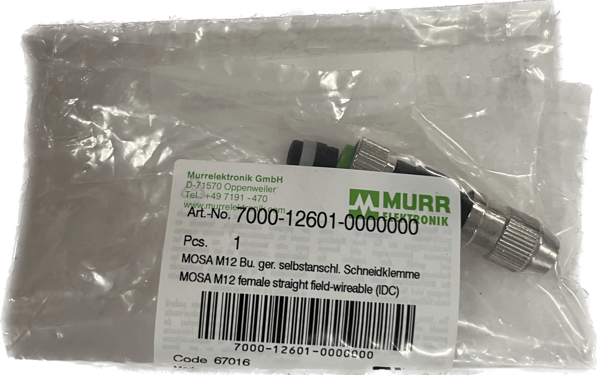 MURR-Elektronik 7000-12601-0000000 - #product_category# | Klenk Maschinenhandel