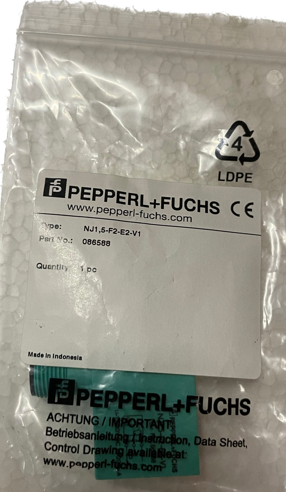 Pepperl+Fuchs Induktiver Sensor 086588 - #product_category# | Klenk Maschinenhandel