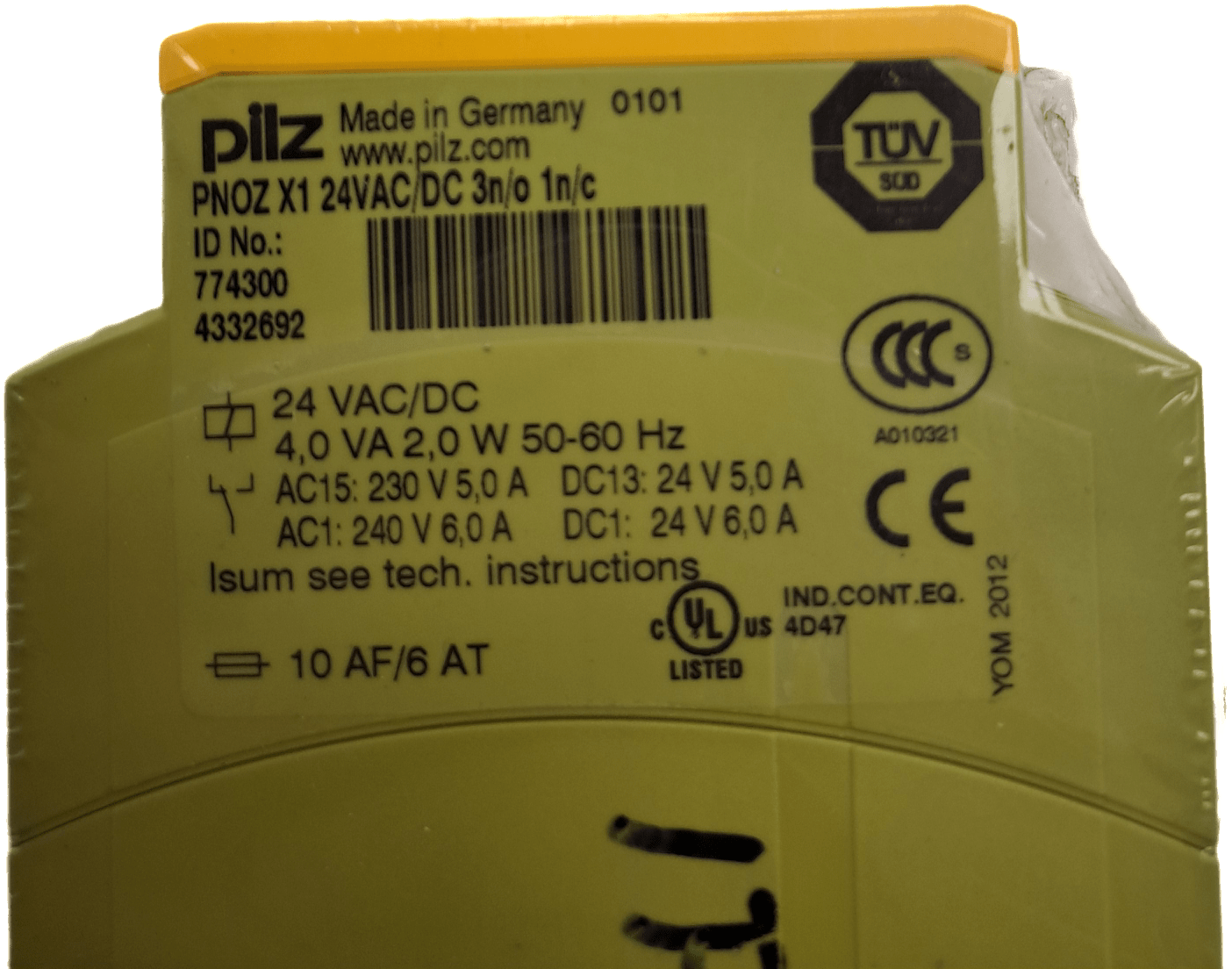 Pilz PNOZ X2.9P 24VDC 3n/o 1n/c - KLEMA Maschinenhandel