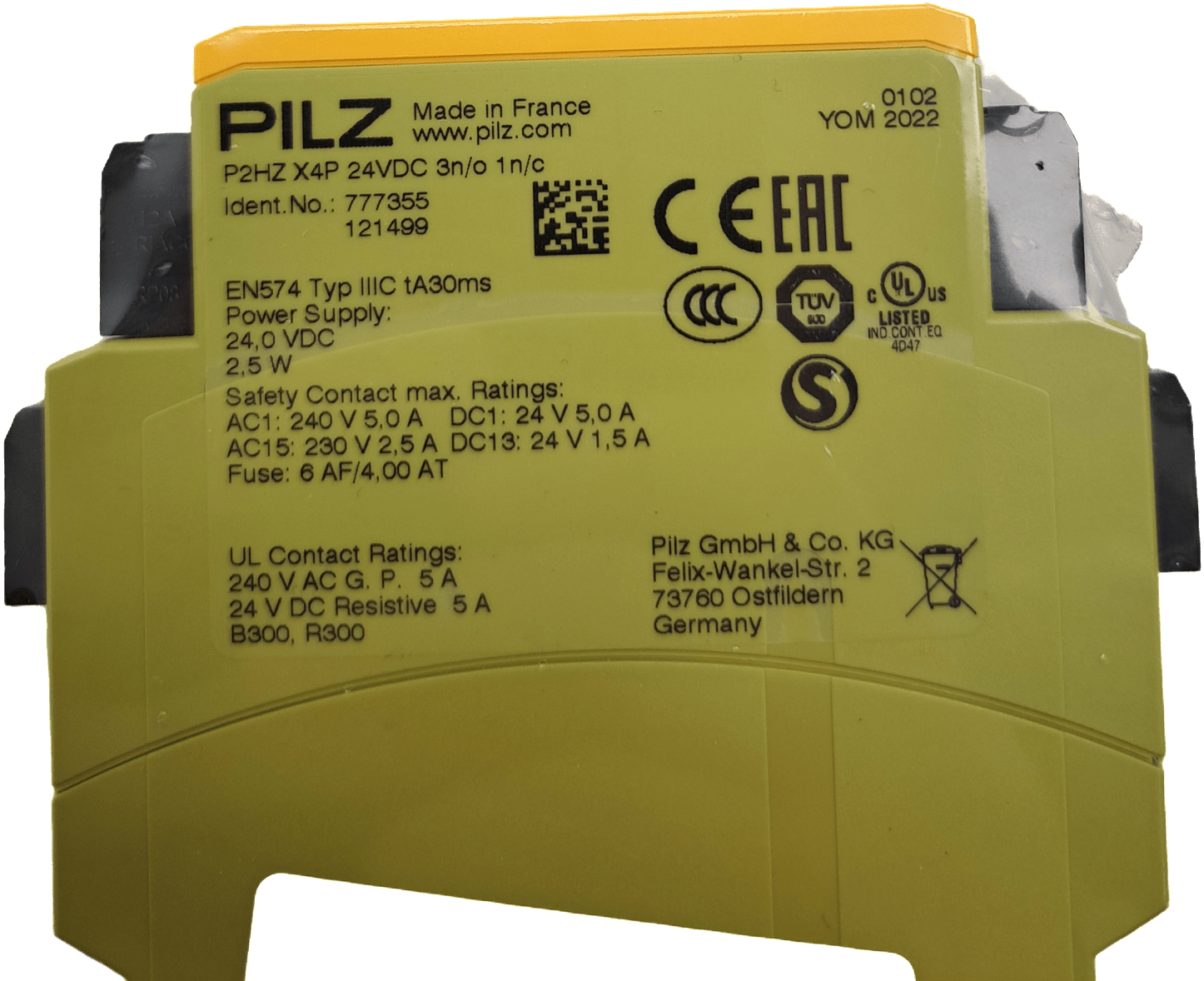 Pilz Sicherheitsschaltgerät P2HZ X4P 24VDC 3n/o 1n/c - #product_category# | Klenk Maschinenhandel